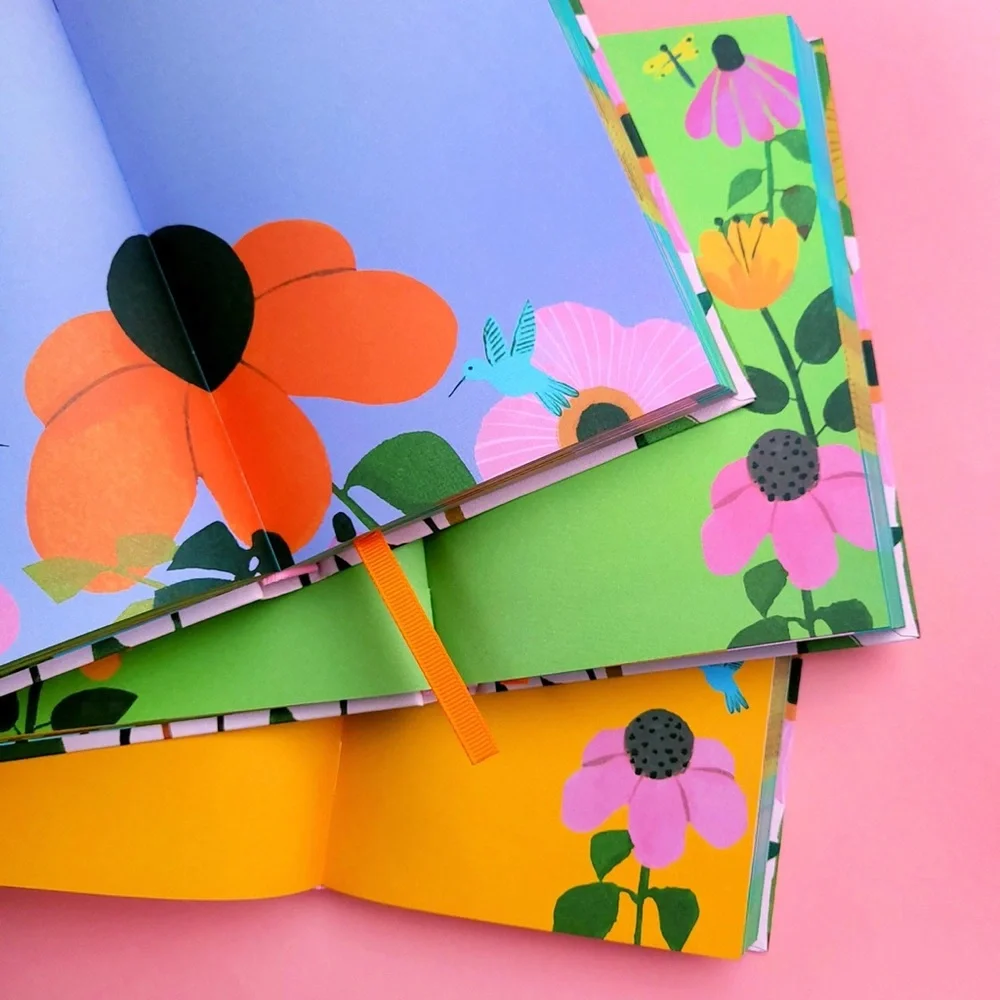 Illustrated Journal - gorgeous floral illustrations – 272 Pages, Amazing Gift!